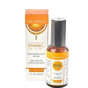 Type A Beauty Concentrated Vitamin C Serum For All Skin Types New in Box 2 Oz